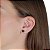 Cartela de brincos zircônia redondo 7mm - Preto - Prata 925 (Contém 12 Pares) - Imagem 2