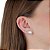 Cartela de Brincos Embutido 10mm - Cristal - Prata 925 (Contém 12 Pares) - Imagem 2