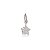 Pingente Estrela 5x5 - Cristal - Prata 925 (Contém 5 Peças)CRAV. - Imagem 1