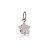 Pingente Estrela 7x7 - Cristal - Prata 925 (Contém 5 Peças)CRAV. - Imagem 1