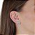 Cartela de Brincos Zircônia 8mm - Azul Bebê - Prata 925 (Contém 12 Pares) - Imagem 2