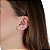 Trios de brincos zircônia Embutido 3/4/5mm - Cristal- Prata 925 (Contém 5 Trios) - Imagem 2