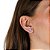 Cartela de brincos Redondo 10mm - Rosa - Prata 925 (Contém 12 Pares) - Imagem 2