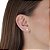 Cartela de brincos zircônia Redondo 6mm - Branco Leitoso - Prata 925 (Contém 12 Pares) - Imagem 2