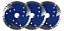 DISCO DIAMANTADO 115X20X1.8X15MM TURBO TRIDENTE - Imagem 2