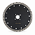 DISCO DE CORTE DIAMANTADO TURBO PARA CONCRETO E GRANITO 180x10mm Black Pro - Imagem 1