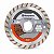DISCO DE CORTE DIAMANTADO TURBO ORIGINAL HUSQVARNA 110mm FLX-CUT S35 - Imagem 1
