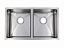 CUBA DUPLA INOX 201 - 740X440X200MM ESPESSURA 0.8MM ACABAMENTO ESCOVADO - Imagem 1