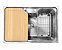 CUBA INOX 304 GOURMET - 620X430X210MM ESPESSURA DE 0,8MM ACABAMENTO ESCOVADO - Imagem 1