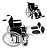 Cadeira De Rodas Frankfurt P/110kg T45 c/ elevação de panturilha PRAXIS - Imagem 2
