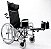 Cadeira De Rodas Paris Reclinável  - Suporta até 120 kilos  -  Praxis - Imagem 1