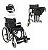 Cadeira De Rodas Dobrável Em Aço 46cm  -  Dellamed D400 - Imagem 6