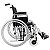 Cadeira de Rodas Frankfurt Dobrável  - Suporta 110 kilos - Imagem 2