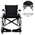 Cadeira de Rodas  D600 - 44 cm -  Dobrável até 120 Kg D600  - Dellamed - Imagem 3