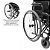 Cadeira de Rodas T48- Aço Dobrável até 120 Kg D400 - Dellamed - Imagem 2