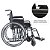 Cadeira de Rodas D500 Obeso 180 Kg Dellamed T62 - Imagem 4