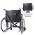 Cadeira de Rodas D500 Obeso 180 Kg Dellamed T62 - Imagem 2