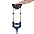 Muleta Axilar Reforçada Azul p/130kg Mercur - Imagem 2