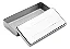 Estojo Inox Liso 18x08x03 Fami - Imagem 2