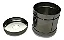 Porta Algodão Em Inox Com Mola 8cm X 8cm - 400ml Fami - Imagem 2