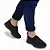 Tênis Ortopédico Slip On Todo Preto Tricot Usaflex - Imagem 3