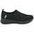 Tênis Ortopédico Slip On Todo Preto Tricot Usaflex - Imagem 1