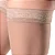 Meia 7/8 Sigvaris Ever Sheer  20-30 mmhg  Natural Ponteira Aberta - Imagem 2