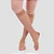 Meia 3/4 Sigvaris Ever Sheer  20-30 mmhg Natural Ponteira Aberta - Imagem 2