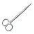 Tesoura Iris Ou Gengiva Reta em Aço Inox 12cm - Imagem 1