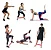Kit Mini Band Com 5 Faixas Elásticas Para Exercícios - Imagem 2