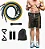 Kit Elástico Extensor para Exercícios com 11 Peças - Imagem 2