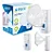 Inalador G-tech Nebmesh 2 Mesh Silencioso Portátil Branco - Imagem 1