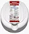 Assento Elevado de Vaso Sanitário Oval Soft Mebuki com Tampa - 7,5cm - Imagem 1