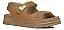 Sandália Pegada Feminina em Couro Camel 234704-07 - Imagem 1