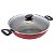 Panela Wok Antiaderente 3,3l Loreto tramontina 28cm Vermelha 27817022 - Imagem 2