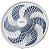 Ventilador 30CM NV-15 6P Branco maxi power Mondial 110V - Imagem 3