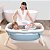 Banheira Dobravel Grande Baby Pil Azul BNGA - Imagem 3