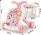 Andador Didatico E Mesinha 2 Em 1 Baby Style Rosa 5219 - Imagem 6