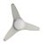 VENTILADOR DE TETO FLOW BRANCO COM CONTROLE VENTISOL 110v - Imagem 5