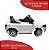 Mini Carro Elétrico Infantil com Controle Remoto 6V Branco Importway BW007BR - Imagem 3