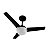 Ventilador de Teto Aliseu Alisclean C/L 130w Preto 110v - Imagem 1