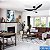 Ventilador de Teto Aliseu Terral C/L com controle remoto 130w Preto 110v - Imagem 2