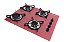 Cooktop 4 Bocas Ultra Chama Bivolt Rosa Chamalux 614 - Imagem 1