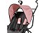 Carrinho de Bebê Galzerano Capri Grafite Rosa 1006GRR - Imagem 2