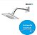 Chuveiro Bellar DN15 Chrome Docol 00669406 + Flexível em Malha de Aço Inoxidavel Docol 60CM 608900 - Imagem 1