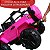 Mini Carro Elétrico Infantil com Controle Remoto 12V Jeep Rosa Importway BW028RS - Imagem 9