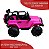 Mini Carro Elétrico Infantil com Controle Remoto 12V Jeep Rosa Importway BW028RS - Imagem 3