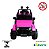 Mini Carro Elétrico Infantil com Controle Remoto 12V Jeep Rosa Importway BW028RS - Imagem 10