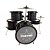 Bateria Infantil Luen Star Kids Preto 4400PT - Imagem 1