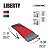 Saco de Dormir Nautika Liberty 4C à 10C Vermelho e Preto 230150-VMPR - Imagem 4